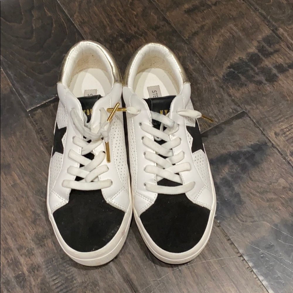 Whites & black sneakers
